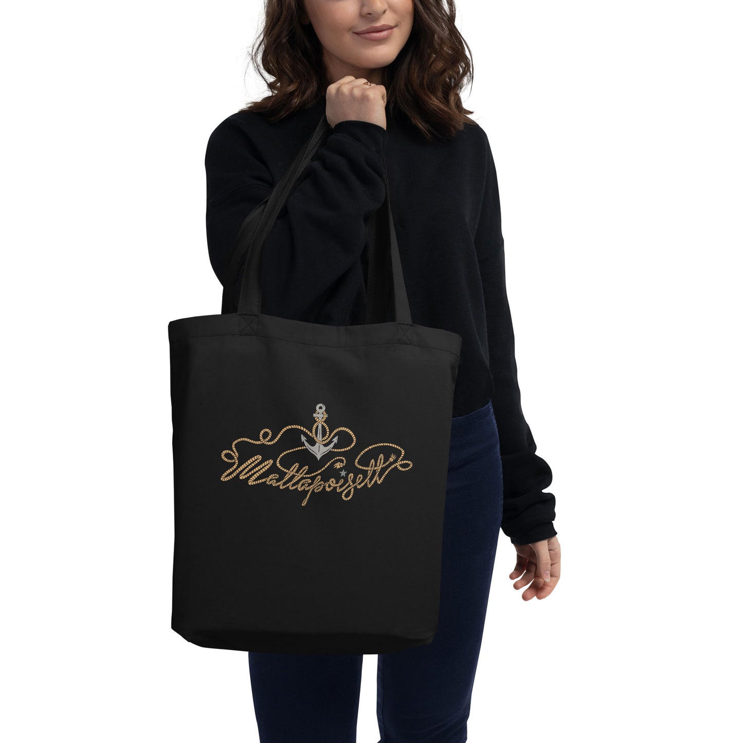 Anchored in Mattapoisett Organic Cotton Tote