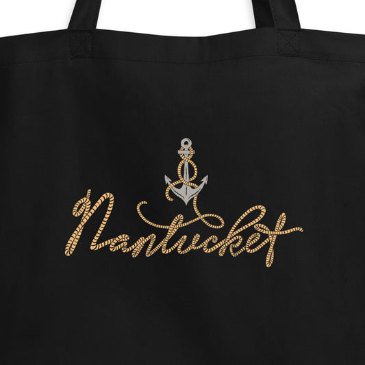 Anchored in Nantucket Organic Cotton Tote