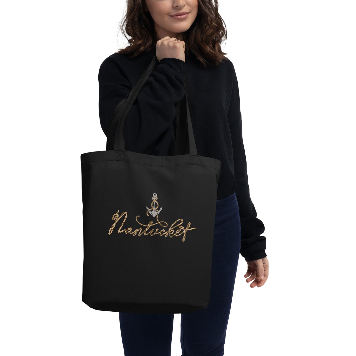 Anchored in Nantucket Organic Cotton Tote