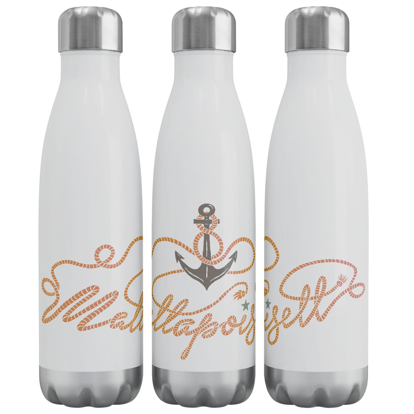 Anchored in Mattapoisett Water Bottle