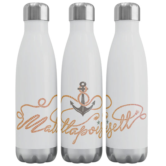 Anchored in Mattapoisett Water Bottle