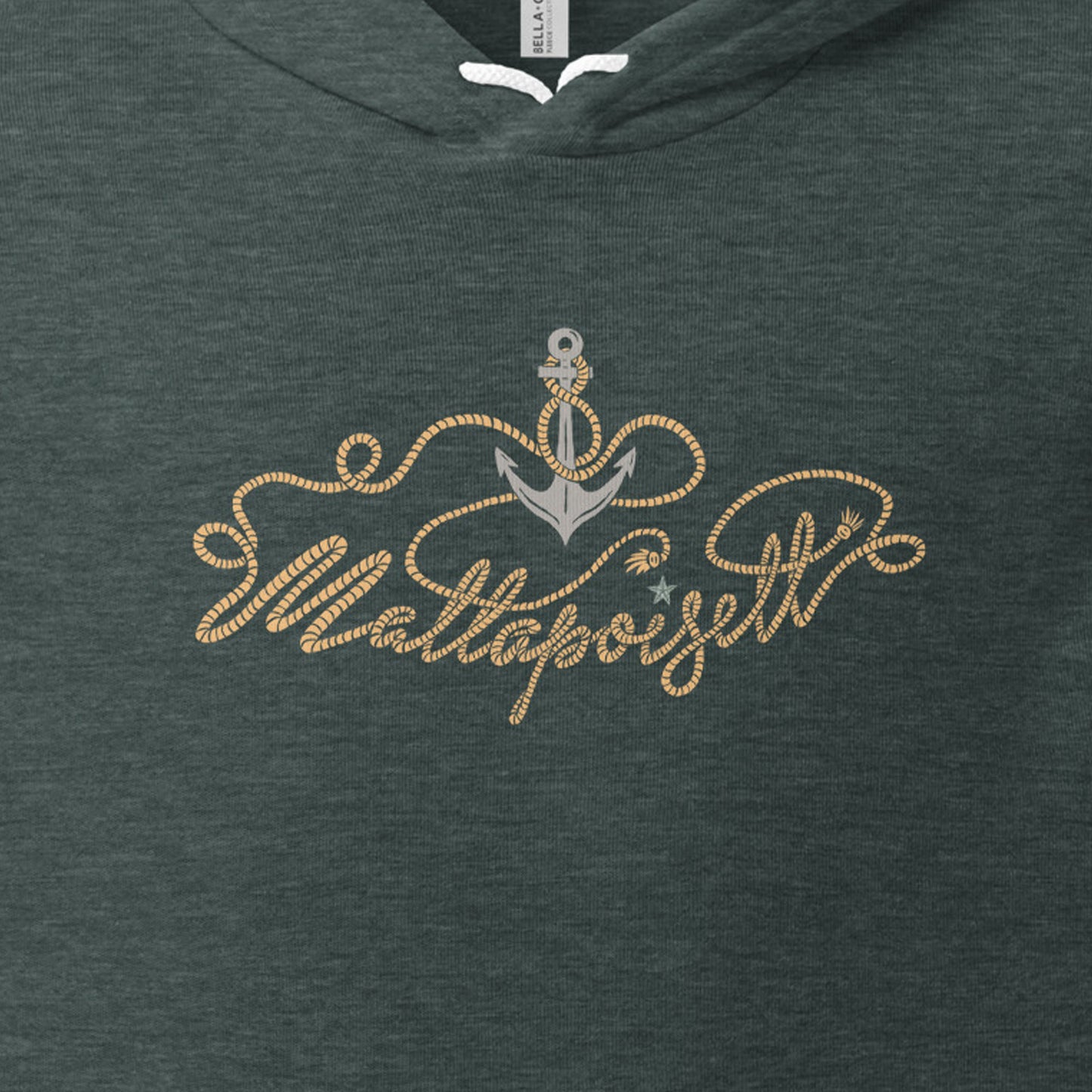 Anchored in Mattapoisett Hoodie