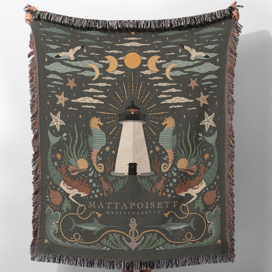 Magical Mattapoisett Woven Blanket