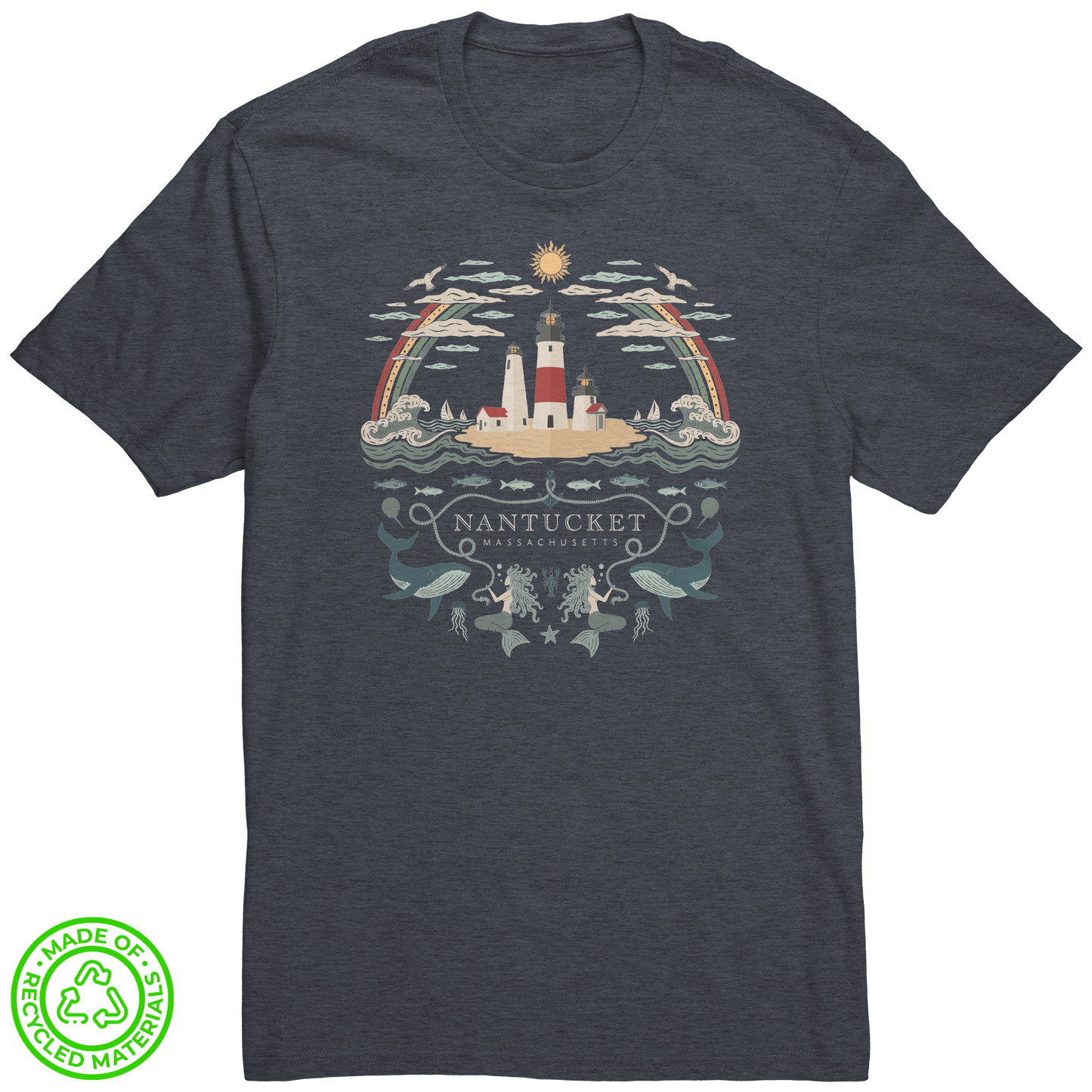 Nantucket_Recycled_Tee_Re-Tee_Flat_Front_-_Heathered_Navy_Mockup.png