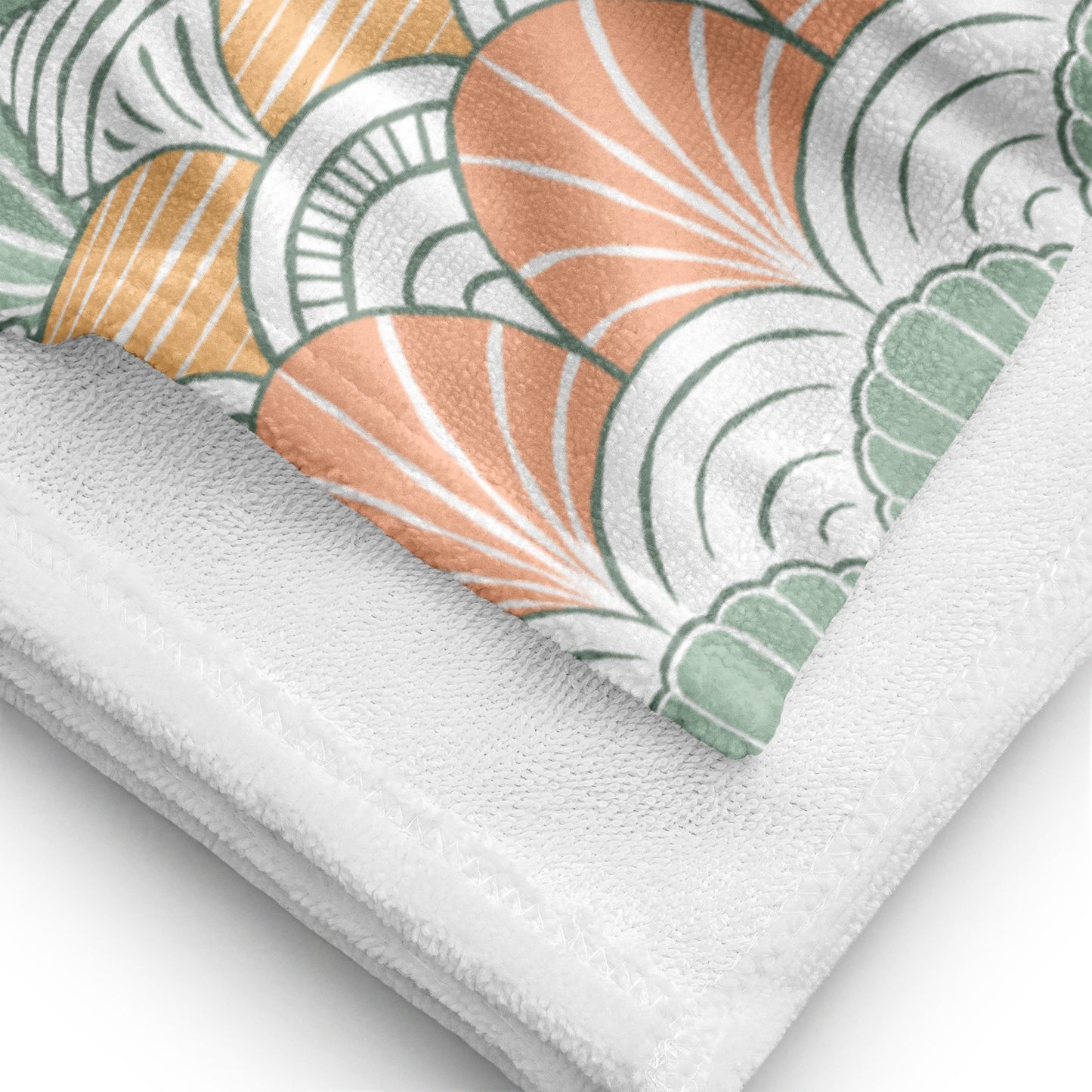 Seashell Pattern Beach Towel