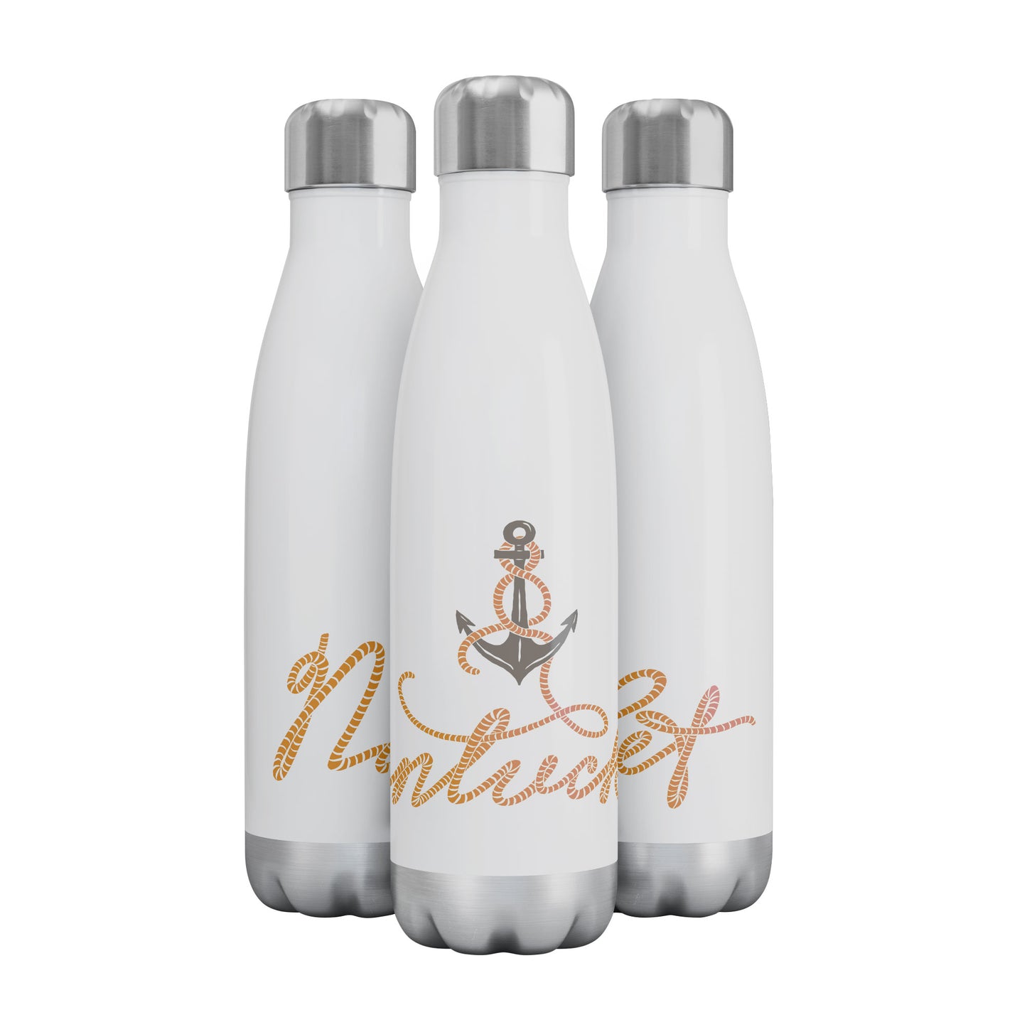 Anchored in Nantucket Water Bottle