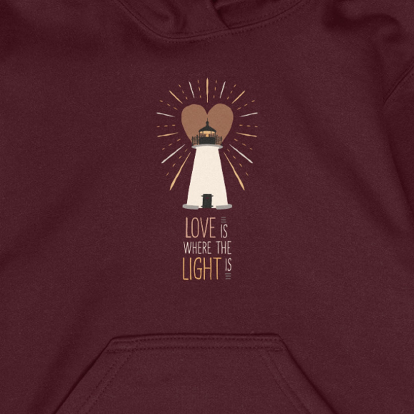 Love Light Mattapoisett Youth Hoodie