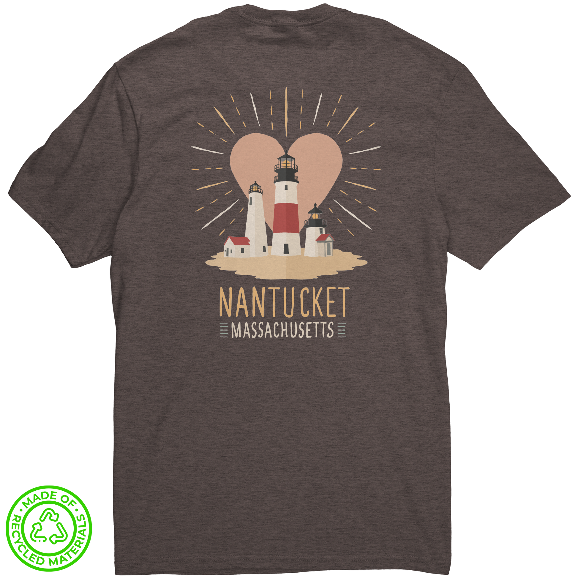 Love_Light_Nantucket_Recycled_Tee_Re-Tee_Flat_Back_-_Deep_Brown_Heather_Mockup.png
