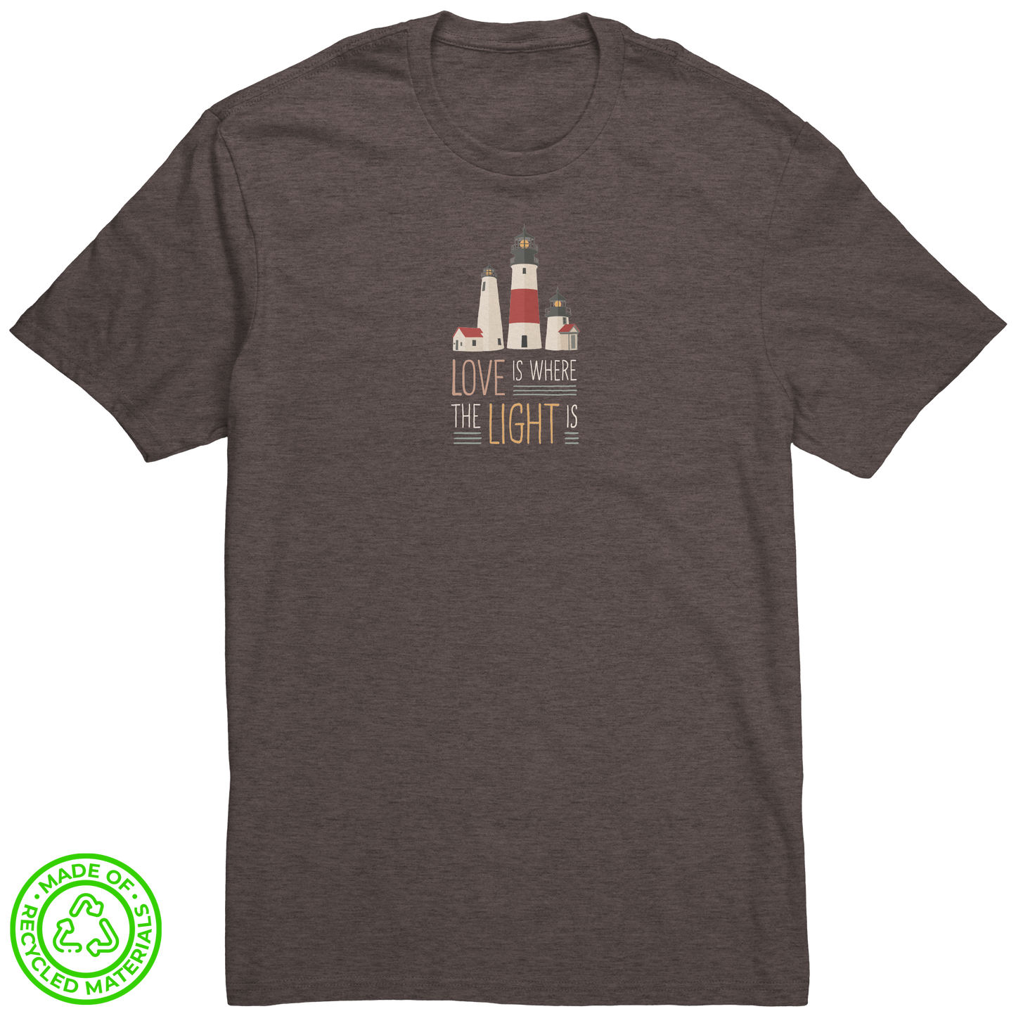 Love_Light_Nantucket_Recycled_Tee_Re-Tee_Flat_Front_-_Deep_Brown_Heather_Mockup.png