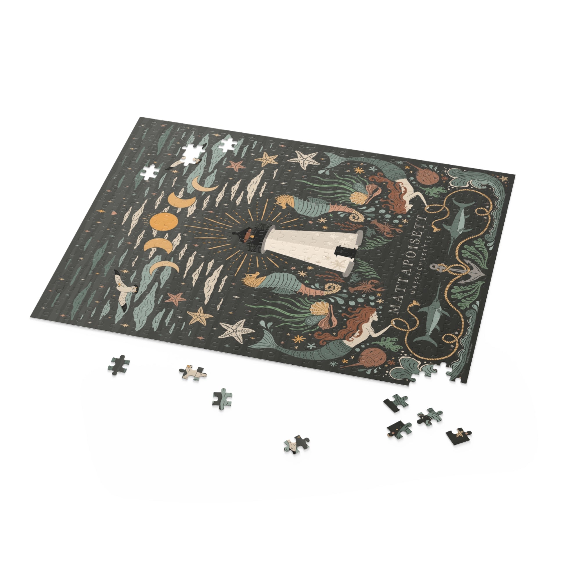 Magical Mattapoisett Puzzle by Shining Tide Designs