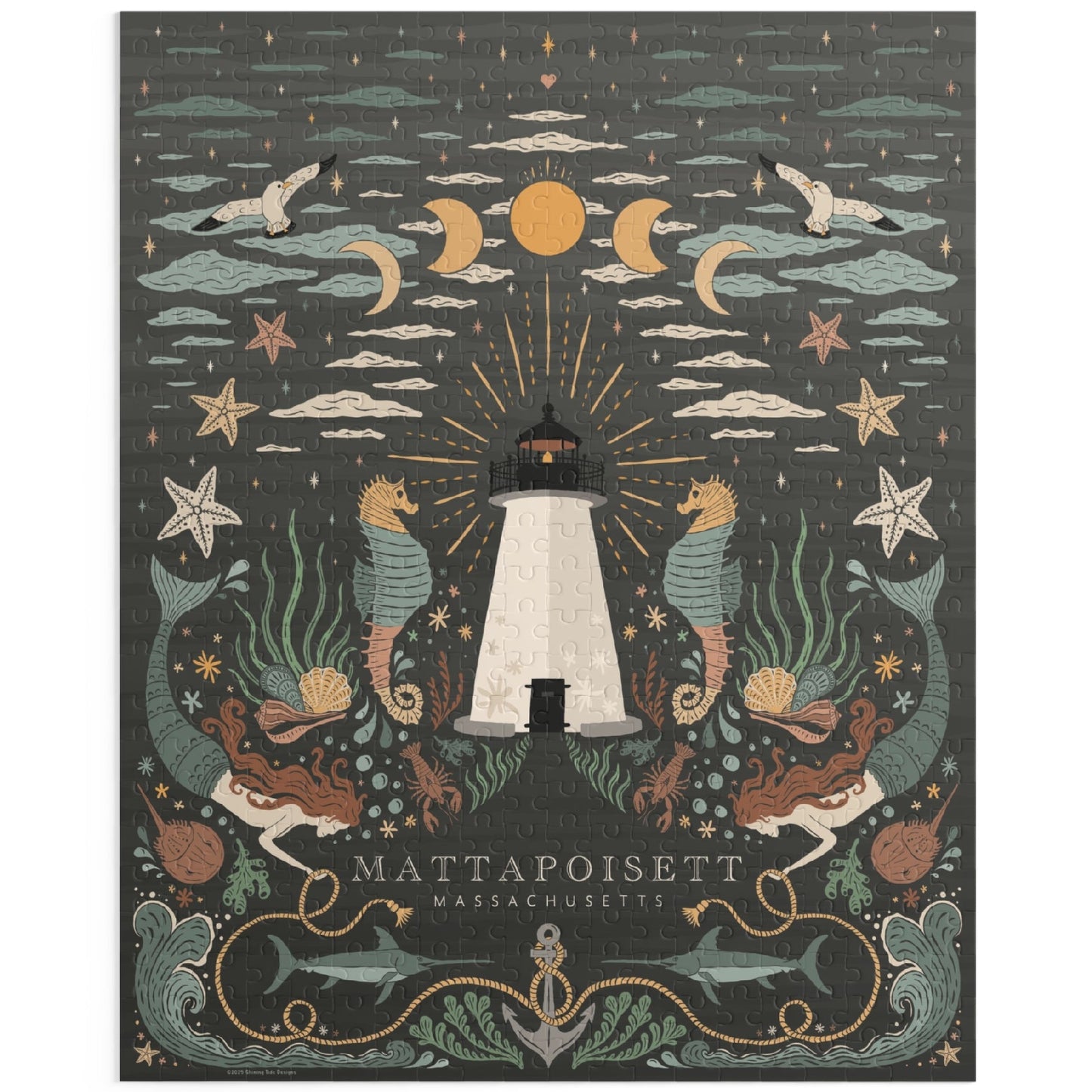 Magical Mattapoisett Puzzle by Shining Tide Designs