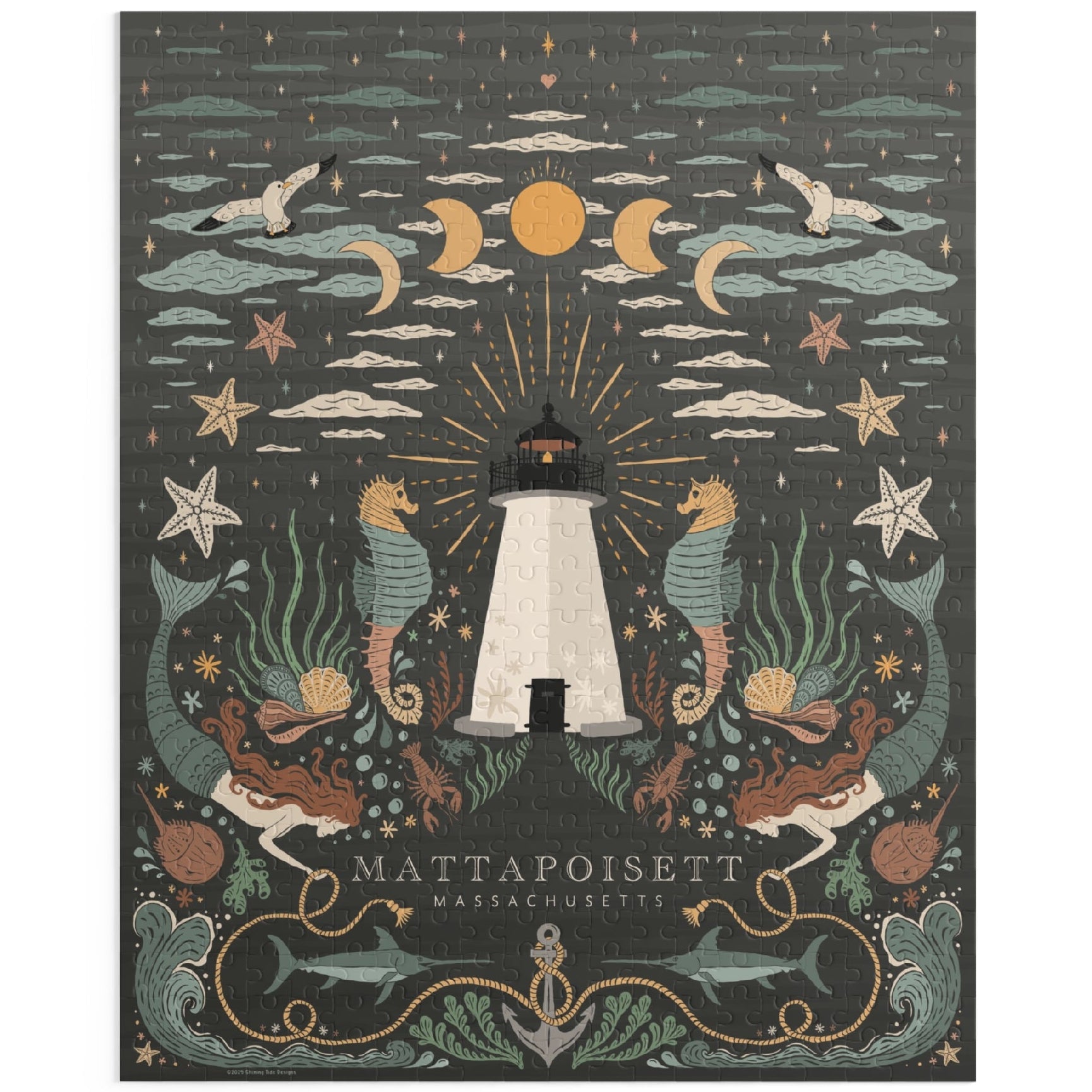 Magical Mattapoisett Puzzle by Shining Tide Designs