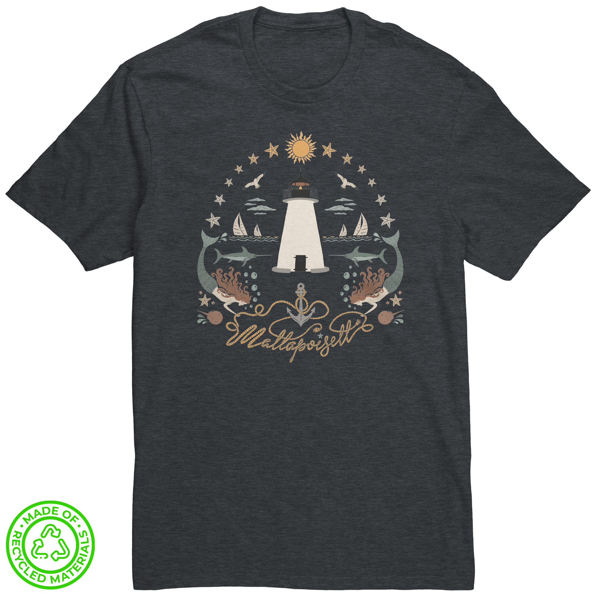 Nautical_Mattapoisett_Tee_Re-Tee_Flat_Front_-_Charcoal_Heather_Mockup.png