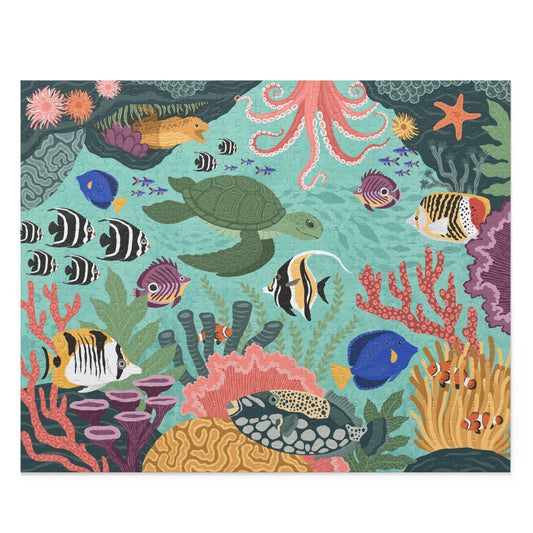 Tropical Coral Reef Puzzle | Shining Tide Designs