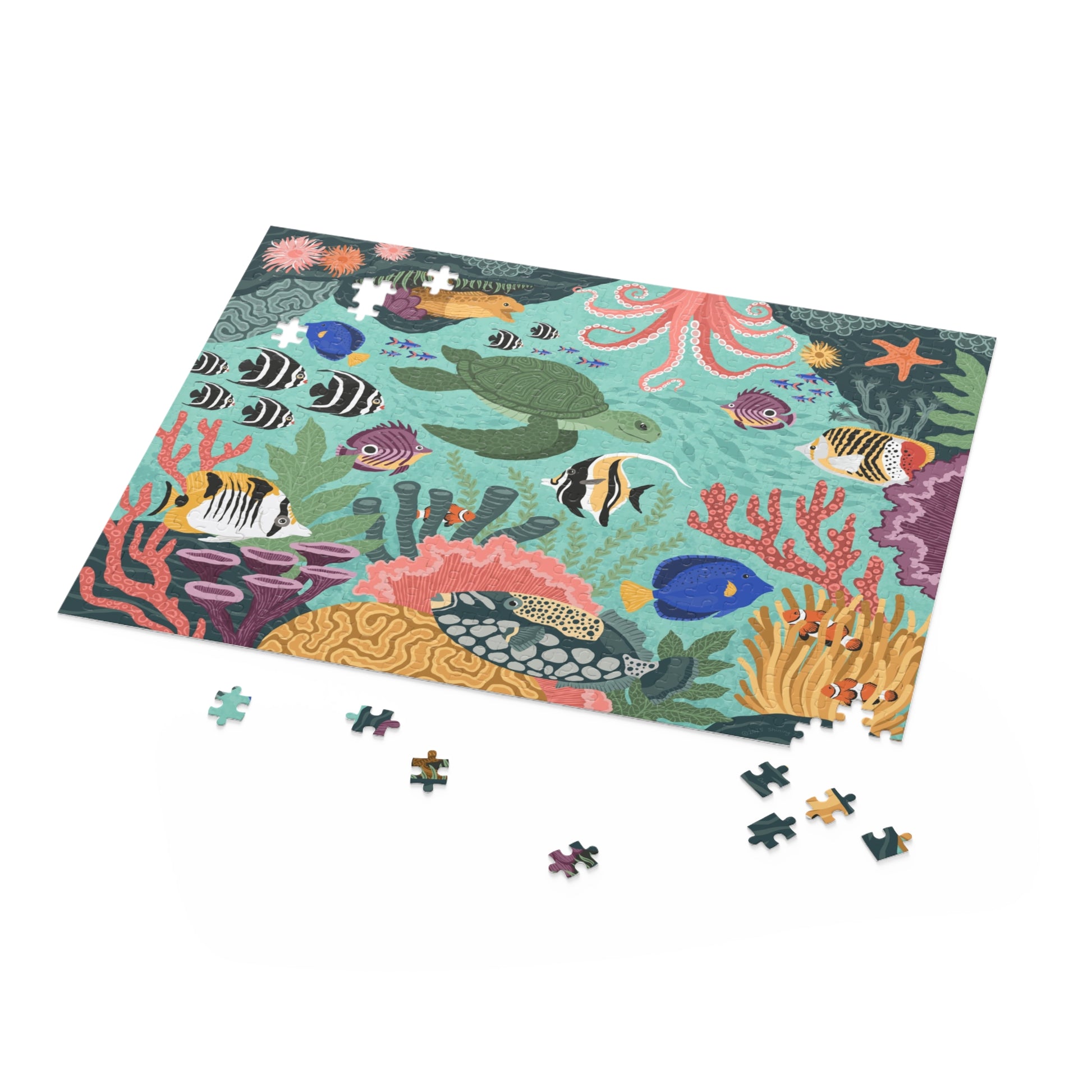 Tropical Coral Reef Puzzle | Shining Tide Designs